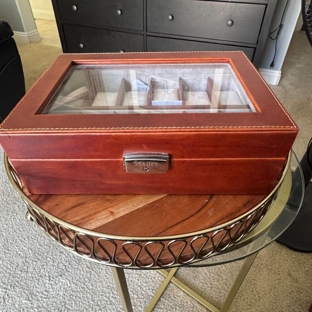 Stauer Watch Case #42719 – 12 Watch Display & Storage Box